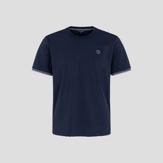 국내백화점 빈폴골프 골프바지 치마 SS25 남성 메쉬 반팔 라운드 티셔츠 - 네이비 (BJ5642B92R) 골프웨어 골프복