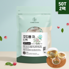 국산 꾸지뽕잎차 구지뽕 나무 잎 건강차 식약처 HACCP, 2개, 50개입, 1.2g