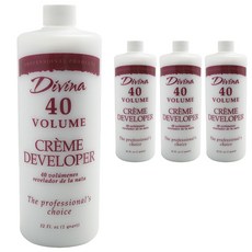 디비나 Divina 40 볼륨 크림 디벨로퍼, 4개, 946ml