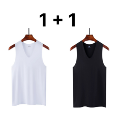 O.REUM 남성용 V넥 기능성 무봉제 심리스