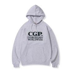 브랜드정품 코드그라피 CGP 스퀘어 로고 후디_멜란지그레이 336787