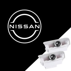 무선 문짝 웰컴 라이트 레이저 프로젝터 자동차 니스모 패트롤, 3. white--Nissan, 1개
