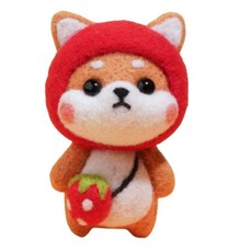코코조아 DIY 동물 양모 펠트 키트 공예 인형 인형만들기키트 공예소품 양모펠트바늘, 1개