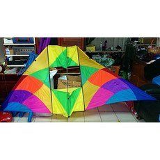 七彩滑翔翼風箏 高級傘布、高碳纖桿, 詳見包裝