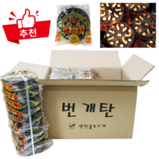 금강 번개탄 연탄 불쏘시개 숯 발화용 캠핑 불멍 구멍탄 연료, 6개, 250g