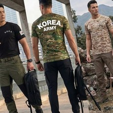 밀리터리 반팔티 로카티 ROKA 남성 아미 이너 티셔츠