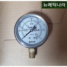 [ HISCO ] GOA60X03 235P ( 60파이 3kg 3bar A형 오일충만 압력 게이지 / 8A PT 1/4 / HSI 히스코 압력계 협성계기 중국산 유압 ), 1개