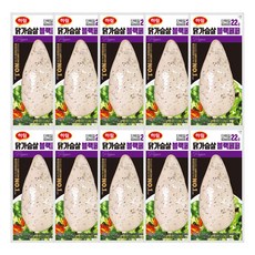 하림 닭가슴살 블랙페퍼 100g, 10개