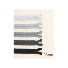 퀼트스타 [컬러선택] 일반 바지지퍼(양면지퍼) 23cm_41~45, 1개, 45 블랙