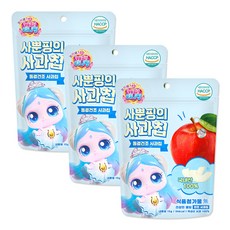 캐치티니핑 동결건조 사뿐핑의 사과칩, 3개, 15g