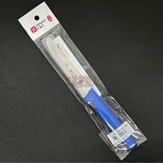 Atlantic Chef 六協 圓頭鋸齒水果刀 附刀套 小麵包刀 番茄刀, 藍, 1個