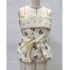 알짜맘 일자형 누빔 포대기, 부비곰