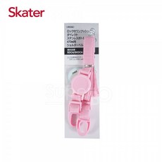 Skater 不鏽鋼直飲水壺肩帶470ML不鏽鋼專用, 粉色, 1個