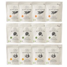 제주 아기과자 떡뻥 유기농 브로콜리 당근 감귤 12봉