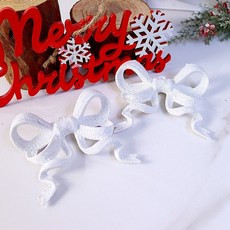 겨울 파티용품 홈파티 눈꽃 장식 2개 화이트펄, 1개