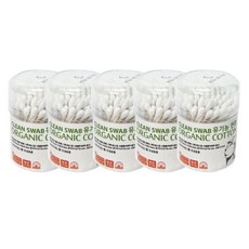 풍성 유기농 100% 국내산 향균 면봉, 100개입, 5개