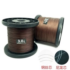 防磨耐咬強拉力大力馬包鋼絲芯PE線, 1個, 4.0,500米包鋼絲