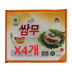 박스/쌈무(새콤한맛)3kgX4개/대림, 3kg