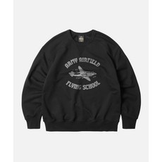 프리즘웍스 ARMY AIRFIELD SWEAT셔츠 블랙