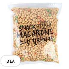 칼라마카 마카로니 뻥튀기, 500g, 3개
