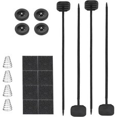 2개 세트 차량 팬 장착 키트 차량용 전기 라디에이터 타이 끈 고정 냉각 및 변속기 쿨러용 자동차 액세서리 SUV 세단 트럭에 적합한 범용, 1 Pc