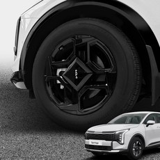 차덕후 자동차 더뉴 스포티지 NQ5 페이스리프트 휠커버 블랙 몰딩 18인치