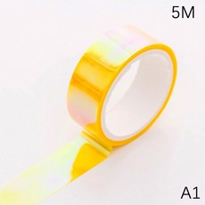 500cm 홀로그램 RG 프리즘 글리터 테이프 후프 스틱 리듬체조 링 장식 피트니스 장비 DIY 스크랩북킹, 02 A1, 06 A1