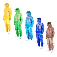 성인 방충복 세트 양봉 벌초 해충방지 모기장옷, 하늘, 1개