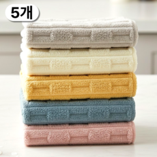 아마폴라 빨아쓰는 물먹는 극세사 두꺼운 깔끔 행주, 1세트