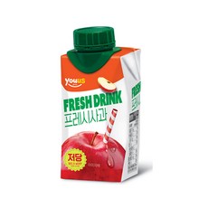 유어스 프레시 사과 저당 200ml x 8개