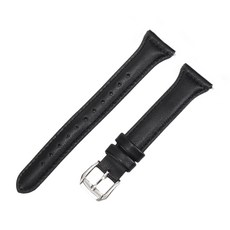 사라밴드 갤럭시워치 호환 데일리 레더 스트랩, 20mm, 블랙, 1개