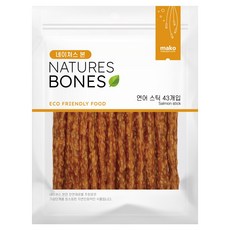 네이쳐스본 부드러운 강아지껌 43p, 연어고기스틱, 150g, 1개