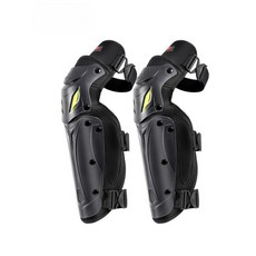 오토바이 야광 3D 인체공학적 유연한 벨벳 라이딩 기어 무릎 팔 팔꿈치 보호대, 1개, 3단계 무릎 보호대 분리 반사