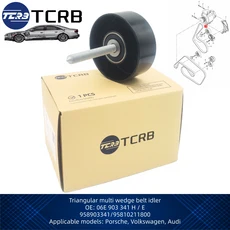 아우디 B8 S4 S5 C6 A6 Q7용 TCRB 06E903341H 엔진 벨트 아이들러 풀리 06E903341E 발전기 벨트 아이들러, 01 06E903341H