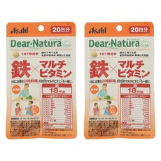 Asahi 朝日 Dear Natura Style鐵質&綜合維他命, 2包, 20顆