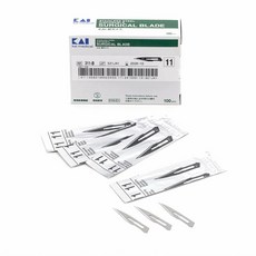 杏暉 日本 KAI貝印 不鏽鋼手術刀片 10 23號 (100片/盒) 日本製造, 1個, 15號,*1盒 100片入