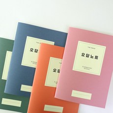 건망증 GMZ 더 메모 초등 오답노트, 1개, 카키