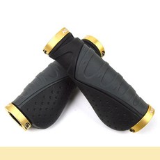 자전거 핸들 알루미늄 합금 바 그립 라이딩 바이스 장비 산악 바 액세서리, Gray-Yellow2, 1개
