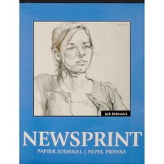 Jack Richeson 100210 러프 신문 프린트 100장 22.9 x 30.5cm(9 12인치)