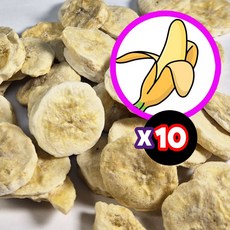가드칸 바삭바삭한 동결건조 무설탕 바나나칩, 10개, 50g