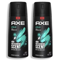 AXE Apollo 아폴로 남성용 바디 데오드란트 스프레이 113g 2팩, 2개