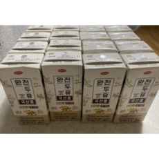 한미 완전두유 더진한 국산콩 무가당, 190ml, 80개