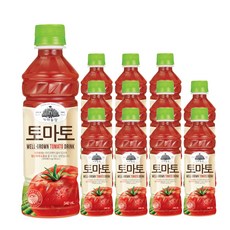 웅진 가야농장 토마토 주스, 340ml, 12개