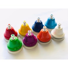 老羊樂器店 開發票 手按鈴 按鐘 旋律鐘 課鈴 八音鐘 奧福樂器 八音 打擊樂器 手按鐘, 1個, 隨機出貨(一個)