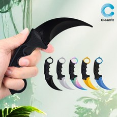 크린핏 익스트림 카람빗 나이프 연습용 날없는 발톱나이프, 골드, 1개, 골드