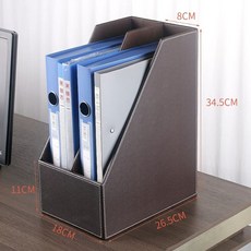 책상밑서랍 데스크정리 트레이 수납함 서랍장 책상위, 1개, O. 브라운열 파일 홀더