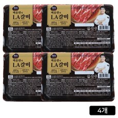 호주산 빽쿡 LA갈비 400g* 4팩, 없음, 400g, 1개