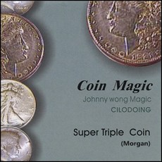 유매직 마술도구수퍼트리플코인모건달러 Super Triple Coin (Morgan Dollar), 1개