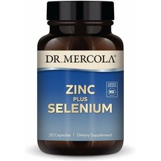 Dr. Mercola Zinc Plus Selenium - Mineral Blend Supplement - for & Respiratory Support - Contains, 1개