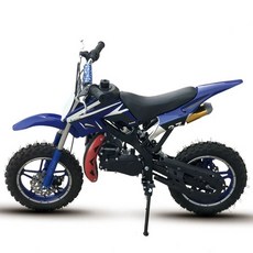 레저용 미니 오토바이 산악 49cc 소형 포켓 바이크 미니오토바이 소형오토바이 경량, 1개, 블루 대형 바퀴